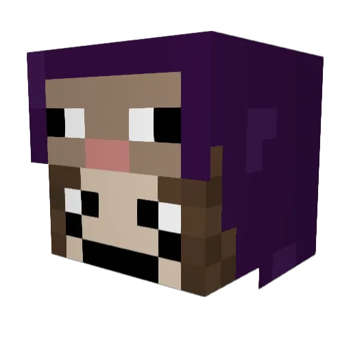 FtNikko Minecraft avatar head, 3D render