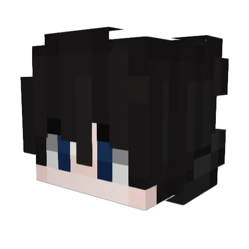 FtVermicelli Minecraft avatar head, 3D render
