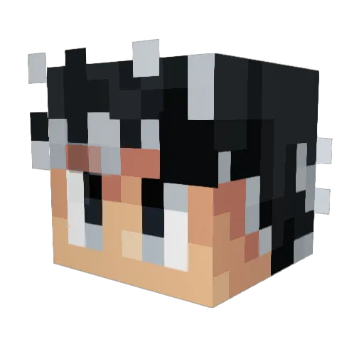 FtXven0m Minecraft avatar head, 3D render