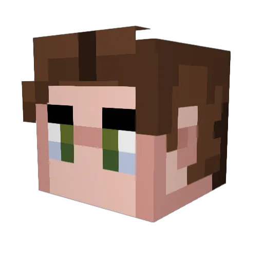 FuFartKnocker71 Minecraft avatar head, 3D render