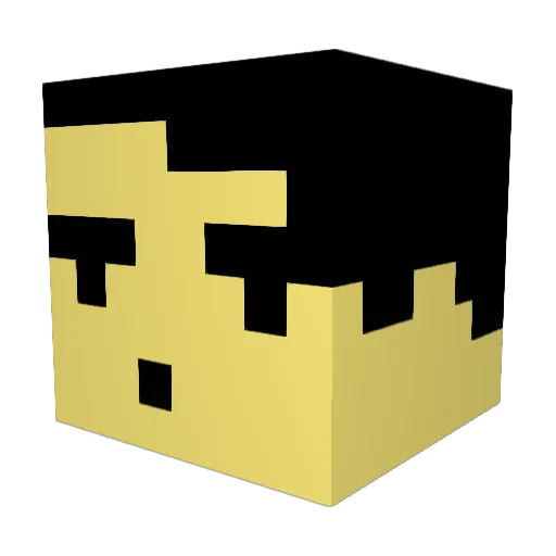 FuManPanda Minecraft avatar head, 3D render