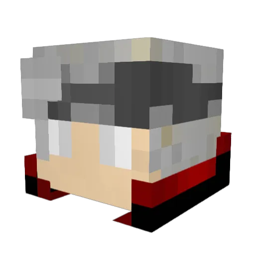 FuNishGG Minecraft avatar head, 3D render
