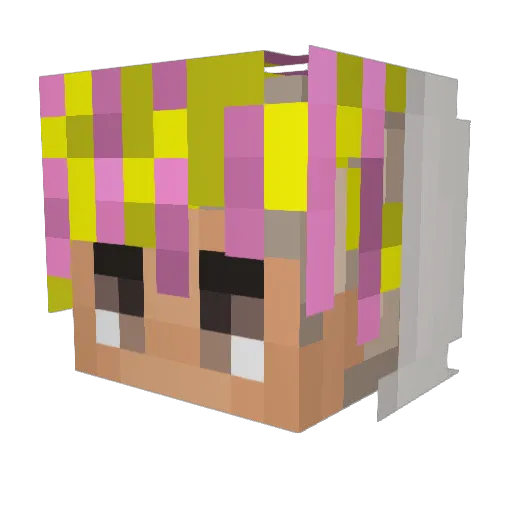 FuRRBoTMC Minecraft avatar head, 3D render