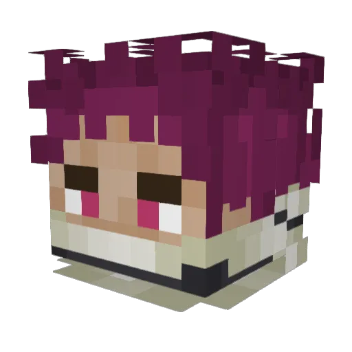 FuRiIzZz Minecraft avatar head, 3D render