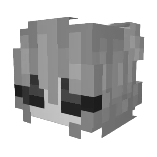 FuZzz951 Minecraft avatar head, 3D render