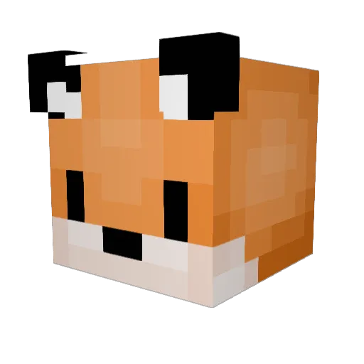 Fuchsi1212 Minecraft avatar head, 3D render