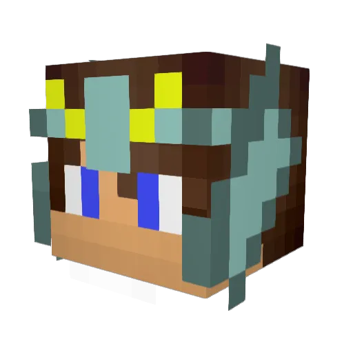 FuckYea320000 Minecraft avatar head, 3D render