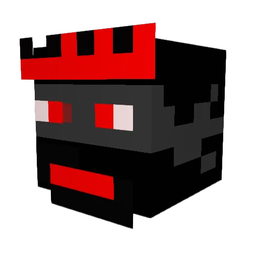 Fuckmaster3000 Minecraft avatar head, 3D render