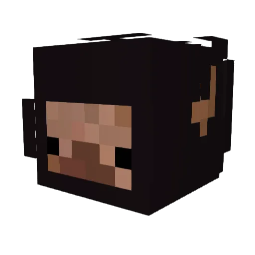 FuePenny Minecraft avatar head, 3D render