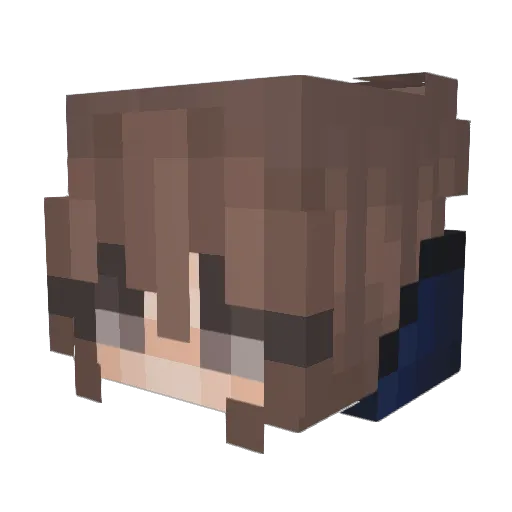 Fuechschen03 Minecraft avatar head, 3D render