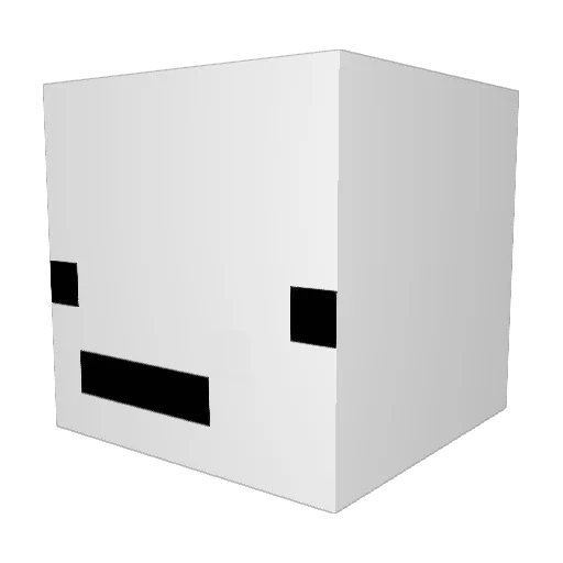 FuelNuggz Minecraft avatar head, 3D render