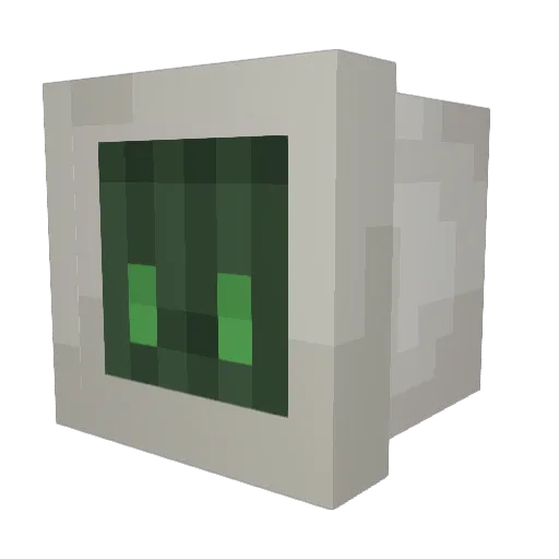 Fufox Minecraft avatar head, 3D render