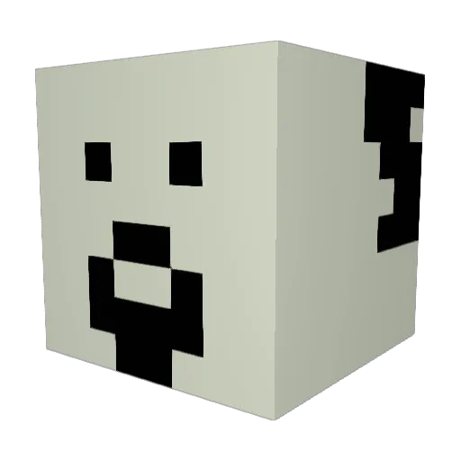 FugginFrederick Minecraft avatar head, 3D render
