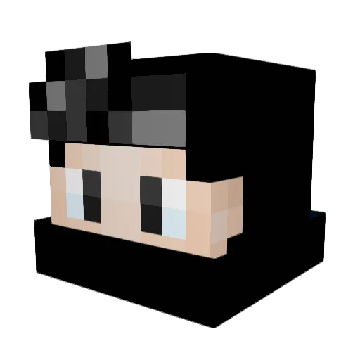 FugooGanteng Minecraft avatar head, 3D render