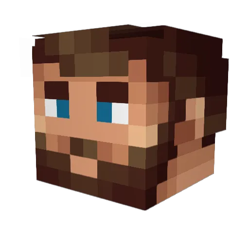 Fuhrer_Roc Minecraft avatar head, 3D render