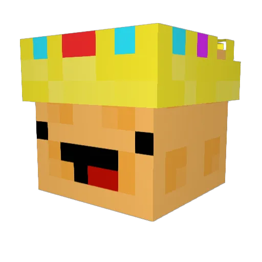FuldsSkrald Minecraft avatar head, 3D render