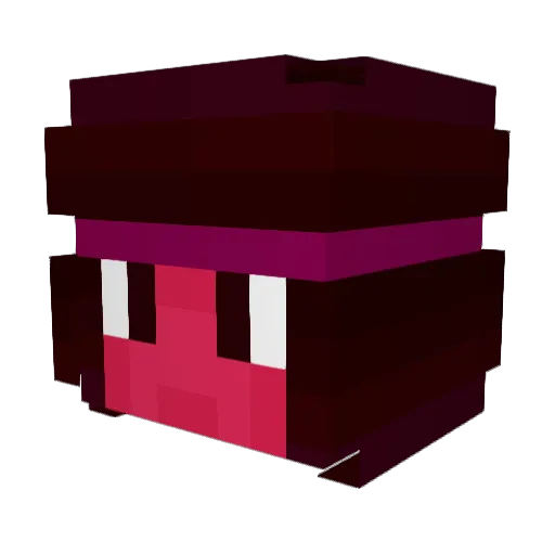 Fulgumpledump Minecraft avatar head, 3D render