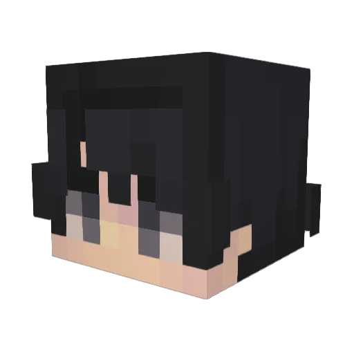 FullBeastMode33 Minecraft avatar head, 3D render