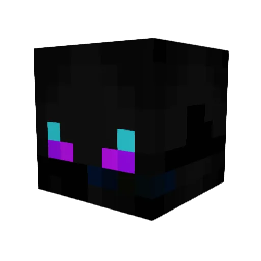FullMettaliCaz Minecraft avatar head, 3D render