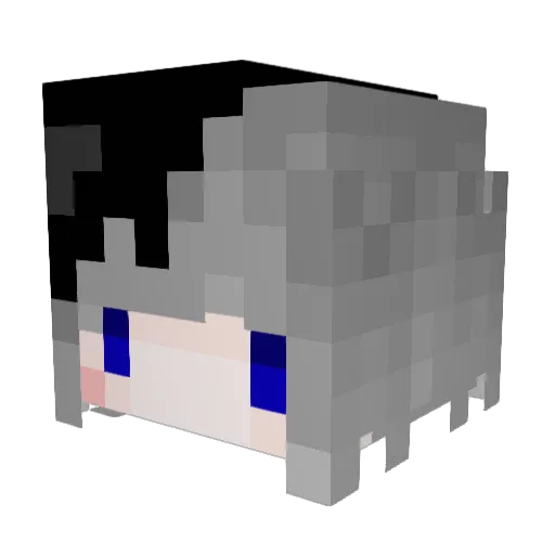 Full_Moon1008 Minecraft avatar head, 3D render