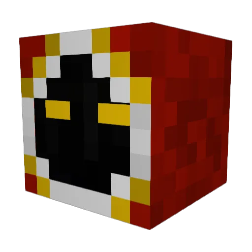 FulleR Minecraft avatar head, 3D render