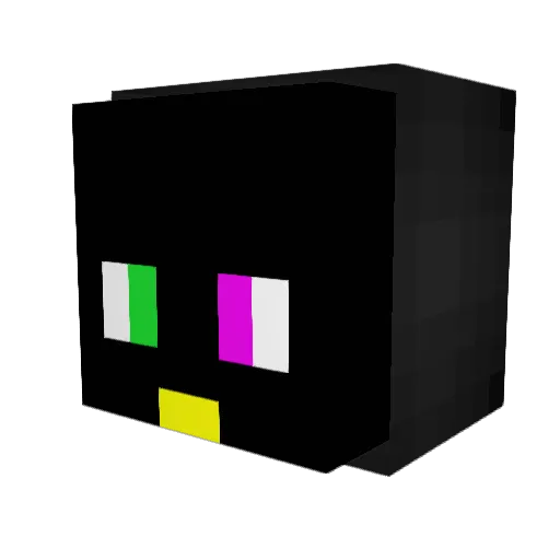 Fullen Minecraft avatar head, 3D render