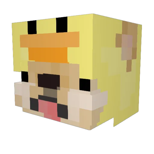 Fullmetal_Gemini Minecraft avatar head, 3D render