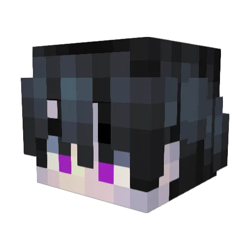FullxX Minecraft avatar head, 3D render