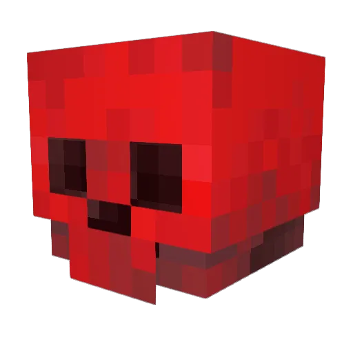 FullyBrokeIt Minecraft avatar head, 3D render