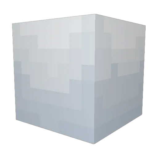 FullyOptimized Minecraft avatar head, 3D render