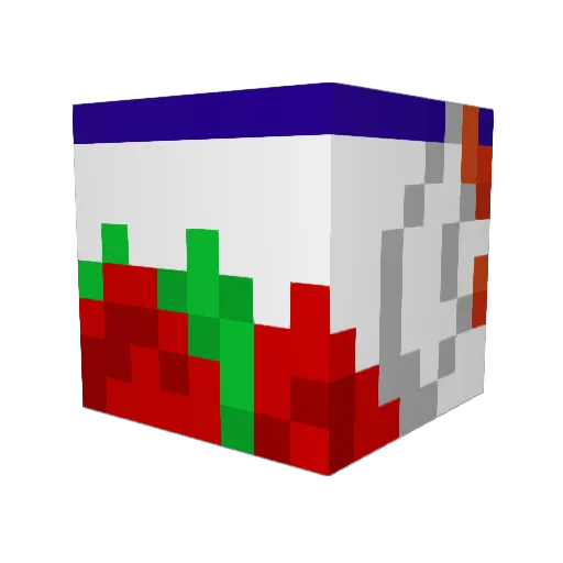 FumbNight Minecraft avatar head, 3D render