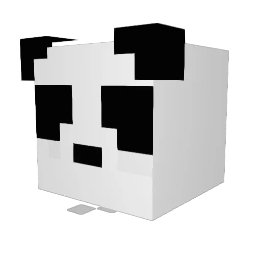 FumbleTouch Minecraft avatar head, 3D render