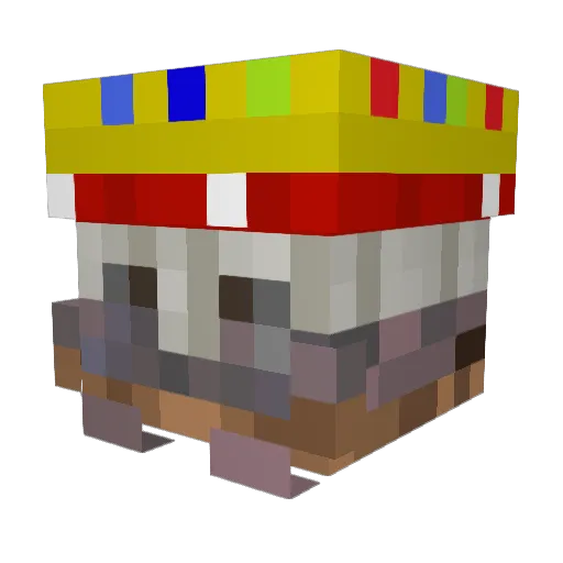 FunGuy2007 Minecraft avatar head, 3D render