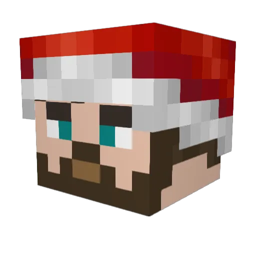 FunNEasy Minecraft avatar head, 3D render