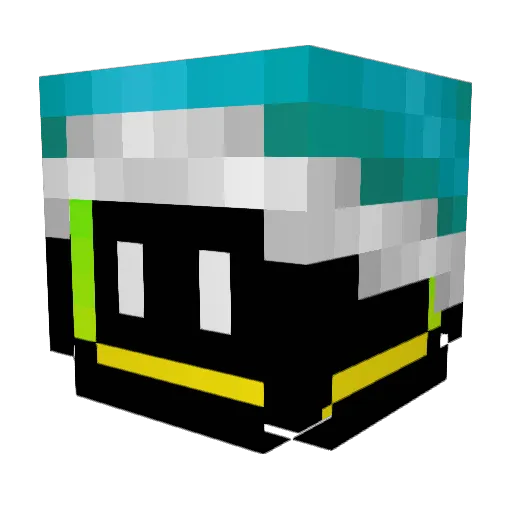 FunPee0507 Minecraft avatar head, 3D render