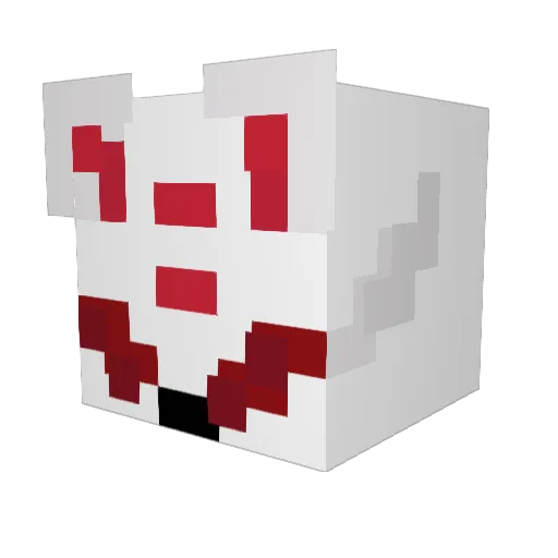 FunTimeVoid Minecraft avatar head, 3D render