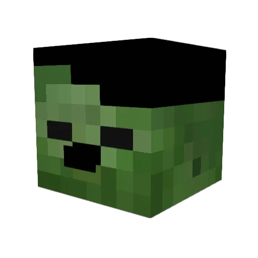 Function729 Minecraft avatar head, 3D render