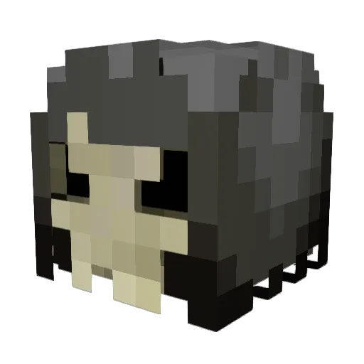 Fungal_Chef Minecraft avatar head, 3D render