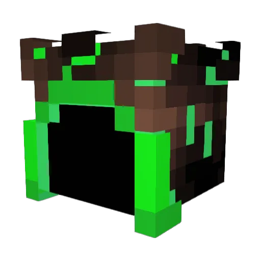 FungesS Minecraft avatar head, 3D render
