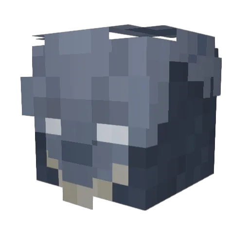 Fungi_10 Minecraft avatar head, 3D render