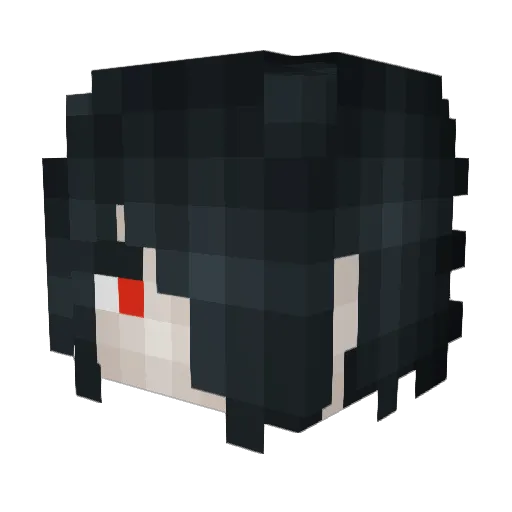 Funguskid Minecraft avatar head, 3D render