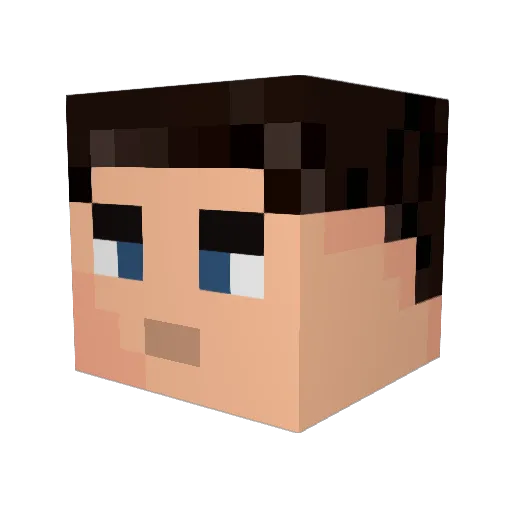 Minecraft-Avatar von FuniMani: Kopf als 3D-Render