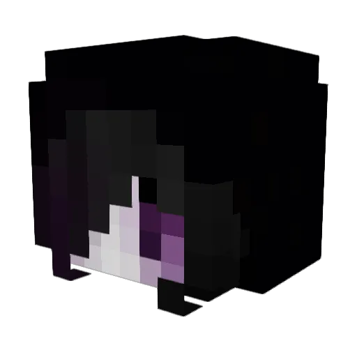 Funiz Minecraft avatar head, 3D render