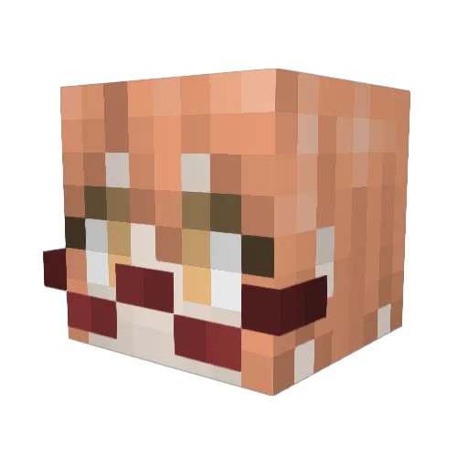 Funk3yMonk3y Minecraft avatar head, 3D render