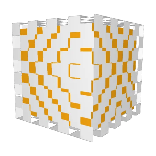 FunkGodPutin Minecraft avatar head, 3D render
