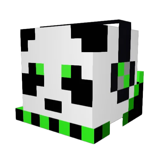 FunkierLemon Minecraft avatar head, 3D render