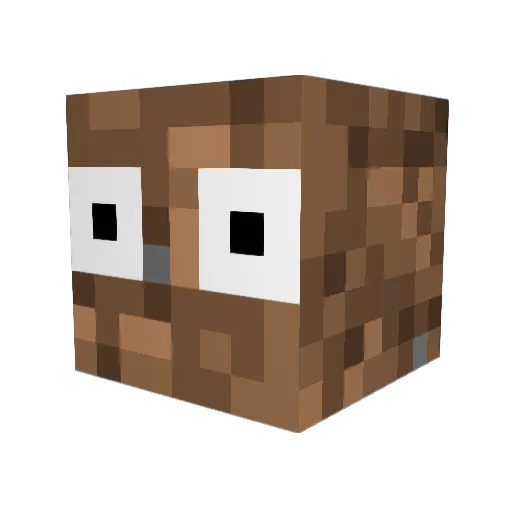 Funkuchenphil Minecraft avatar head, 3D render
