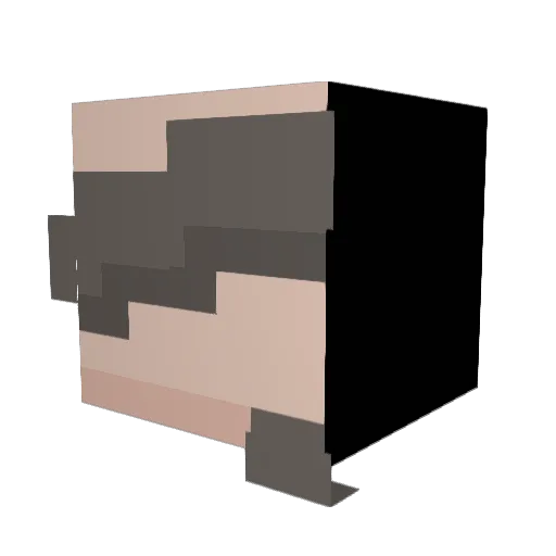 FunkyFinatic Minecraft avatar head, 3D render