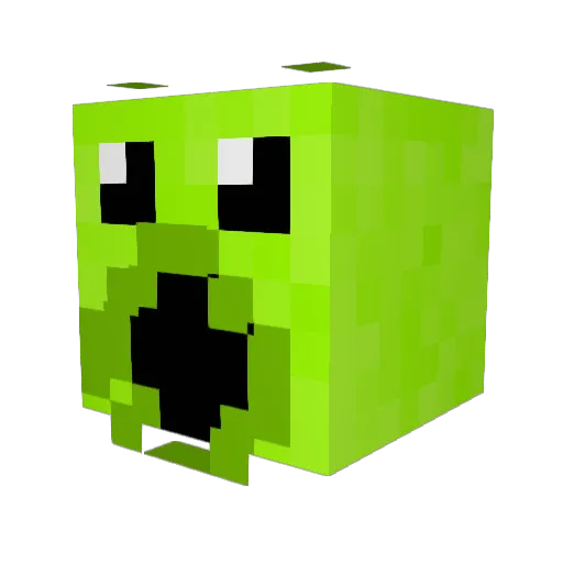 FunkyKongASMR Minecraft avatar head, 3D render