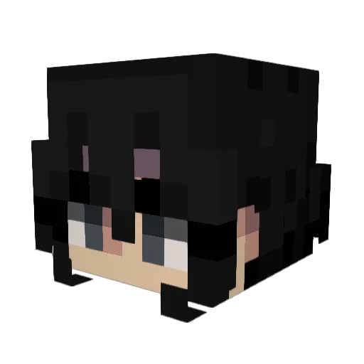 FunkyLex Minecraft avatar head, 3D render